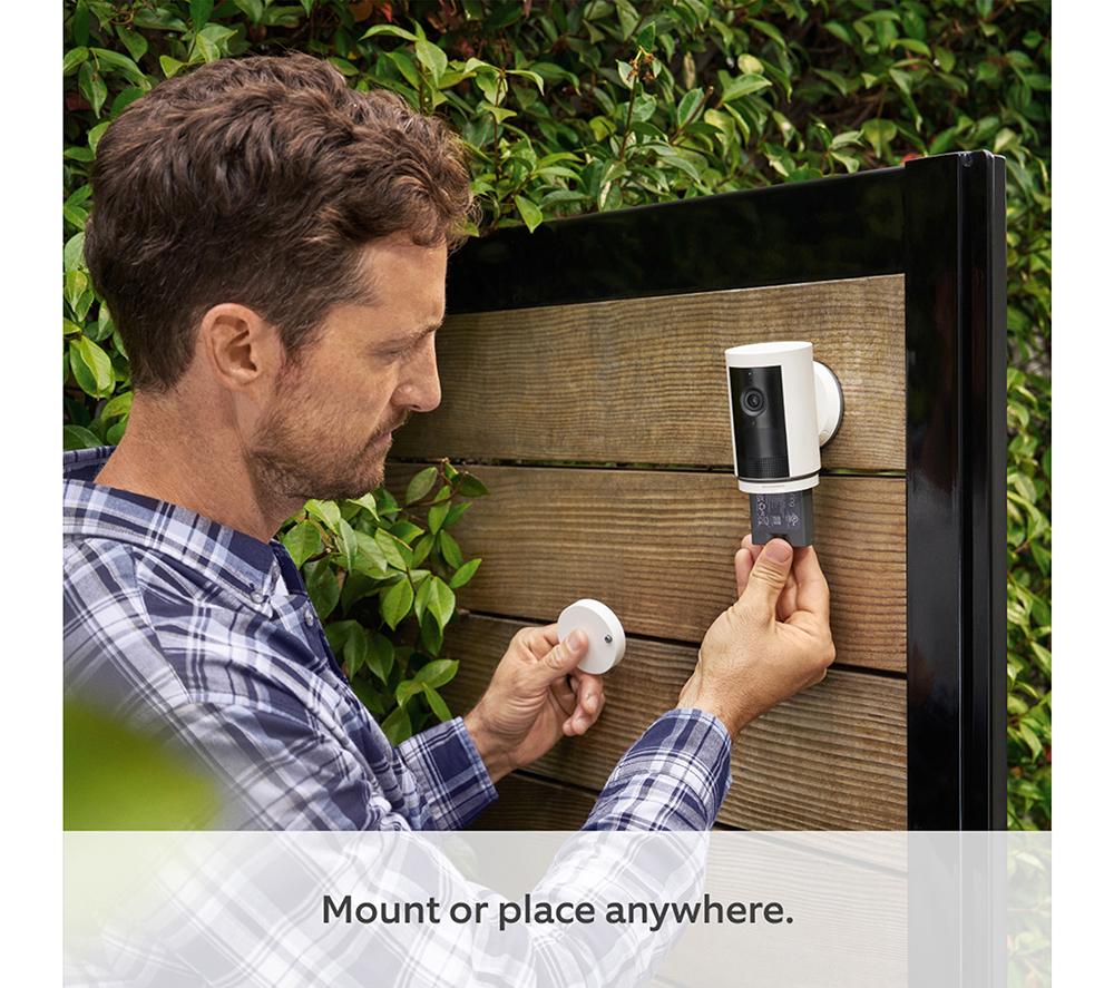 RING Outdoor Cam Plus Battery 2K WiFi Security Camera - Black