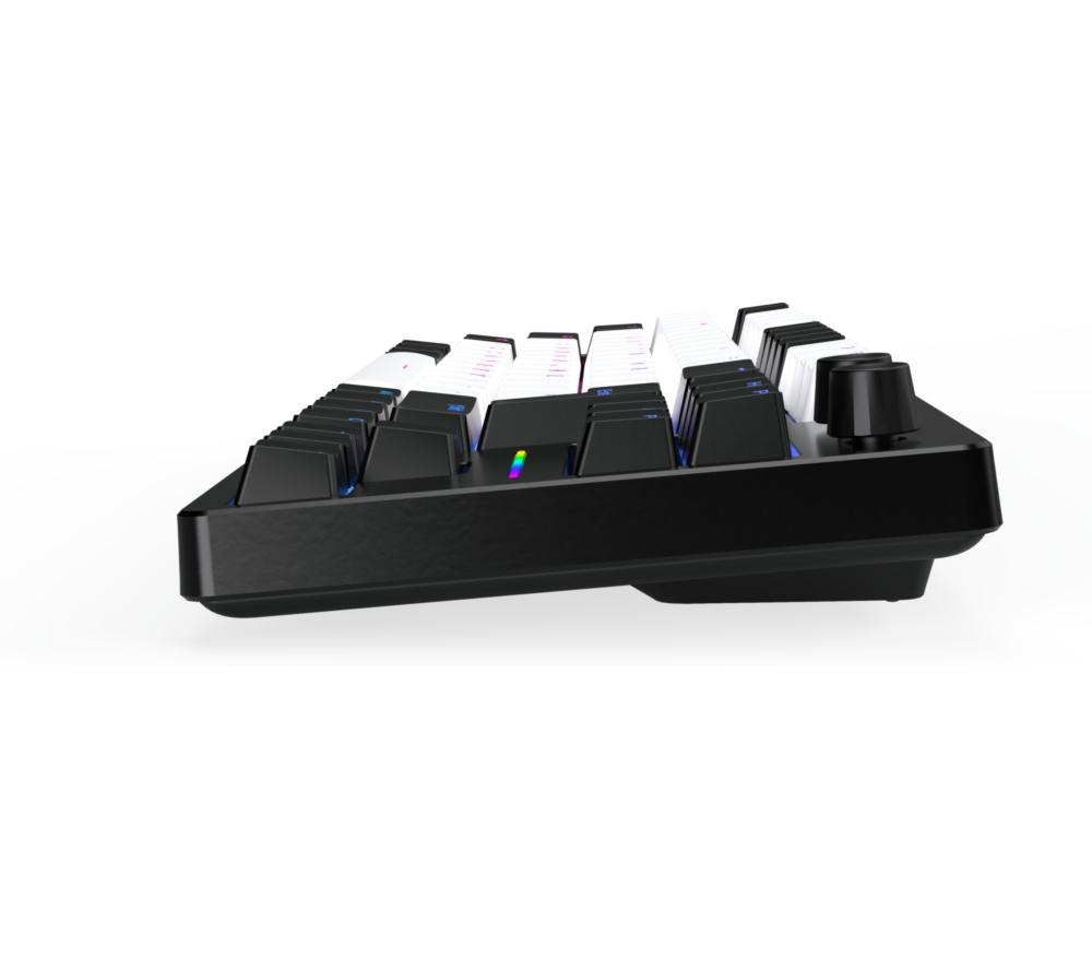 QPAD Loop TKL Mechanical Gaming Keyboard - Black & White