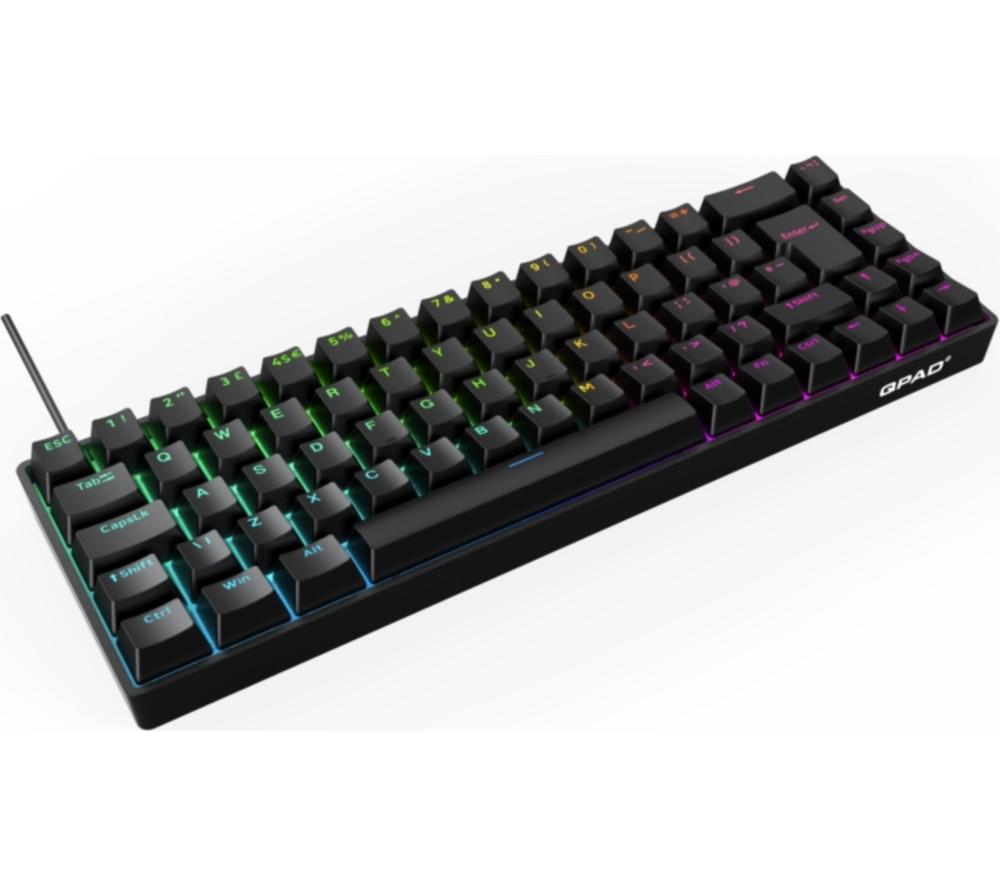 QPAD Flux 65 Magnetic Hall Effect Gaming Keyboard - Black