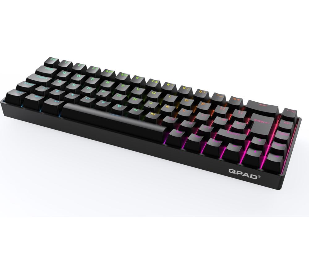 QPAD Flux 65 Magnetic Hall Effect Gaming Keyboard - Black