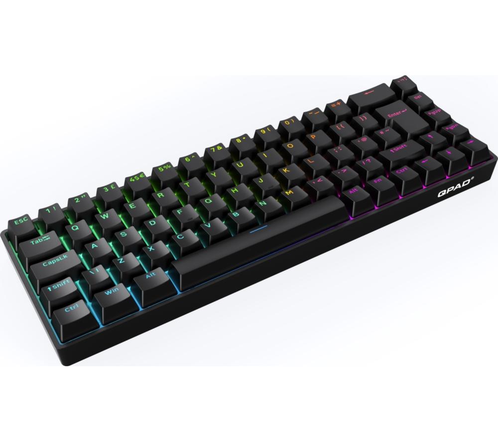 QPAD Flux 65 Magnetic Hall Effect Gaming Keyboard - Black