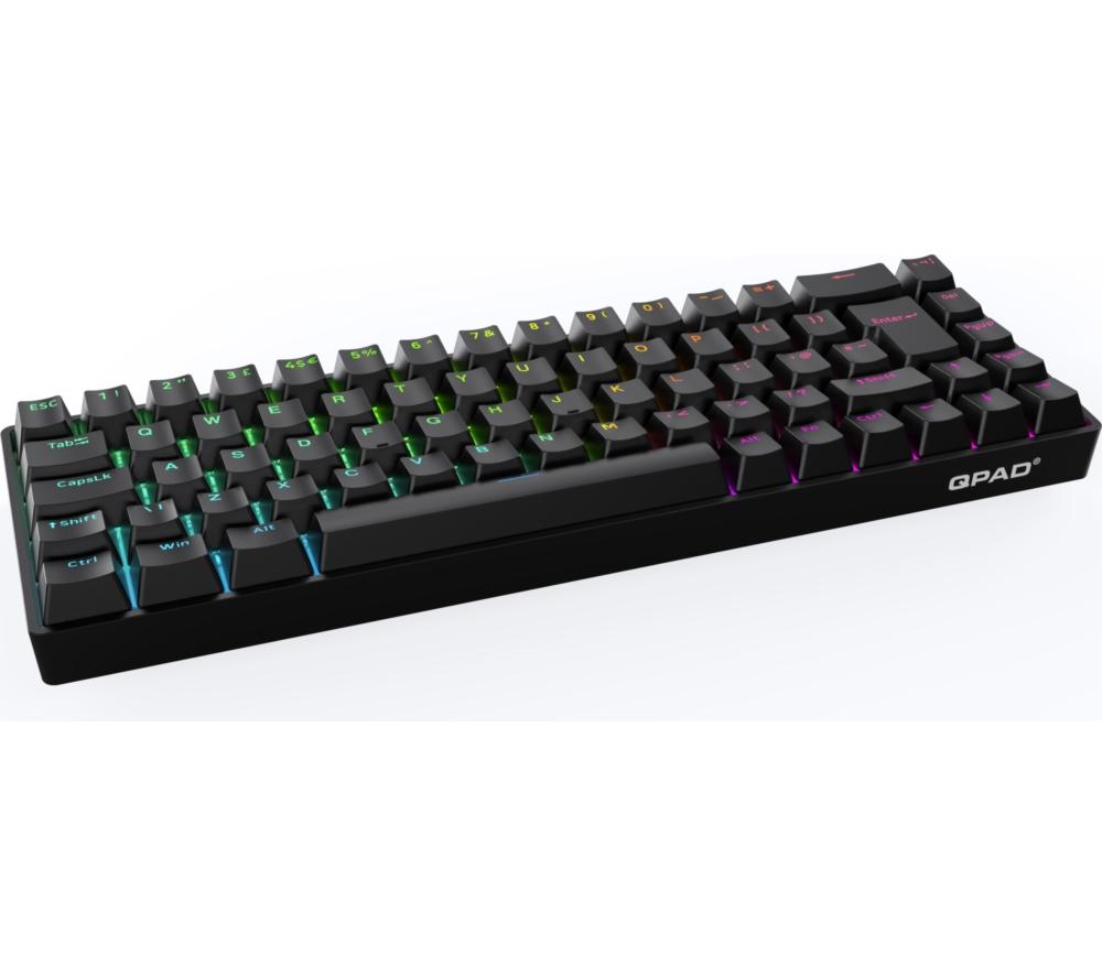 QPAD Flux 65 Magnetic Hall Effect Gaming Keyboard - Black