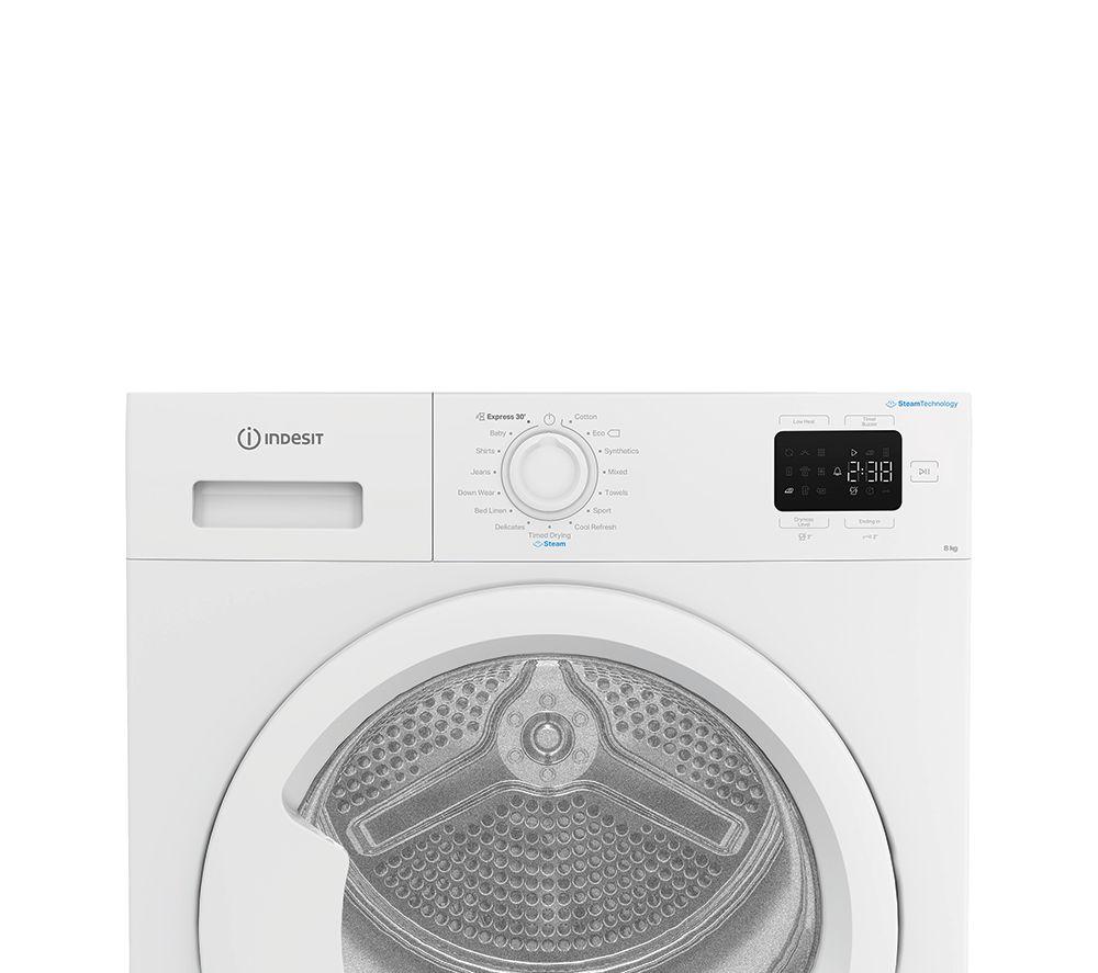 Secadora de bomba de calor INDESIT C YSD 82D WW UK de 8 kg - Blanca