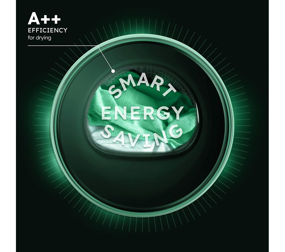 HAIER X Series 9 HD100-CQ387U1 WiFi-enabled 10 kg Heat Pump Tumble Dryer - White