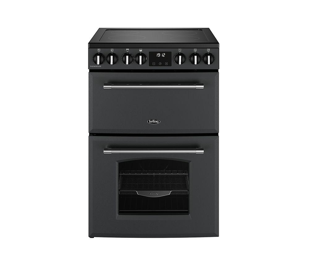 BELLING Farmhouse 60E Electric Ceramic Cooker - Anthracite & Chrome