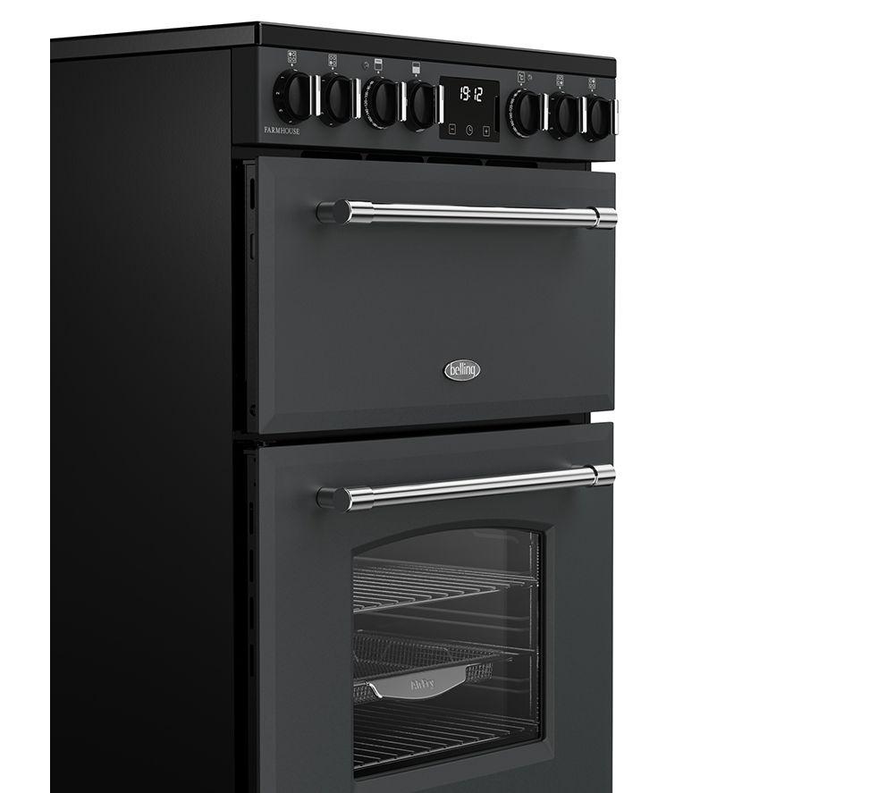 Cocina eléctrica de vitrocerámica BELLING Farmhouse 60E - Antracita y cromo