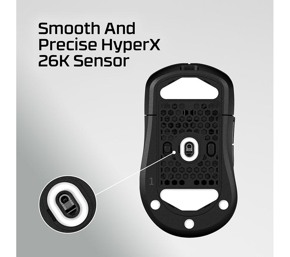 Ratón Inalámbrico Óptico para Juegos RGB HYPERX Pulsefire Saga Pro
