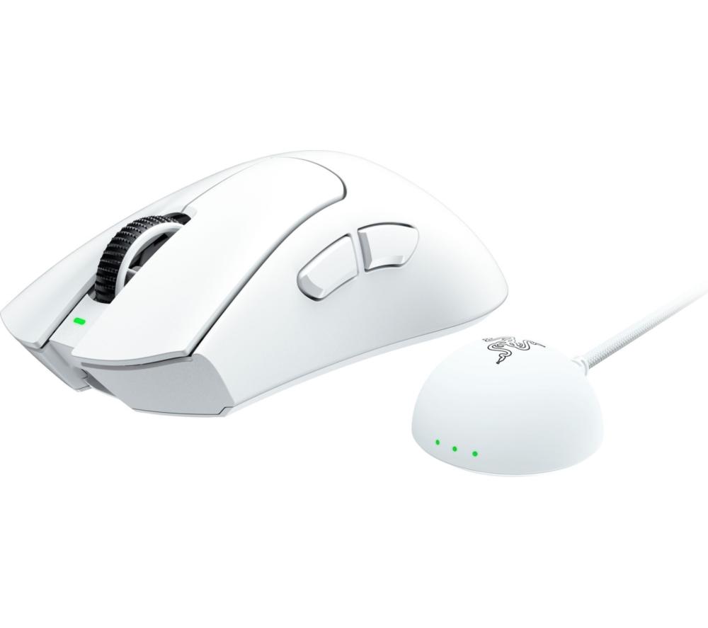 Ratón Óptico Inalámbrico para Juegos RAZER DeathAdder V4 Pro - Blanco