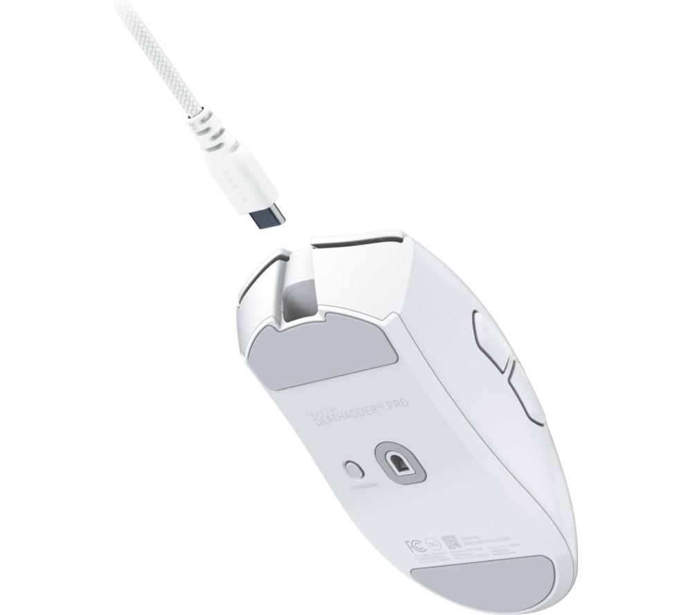 Ratón Óptico Inalámbrico para Juegos RAZER DeathAdder V4 Pro - Blanco