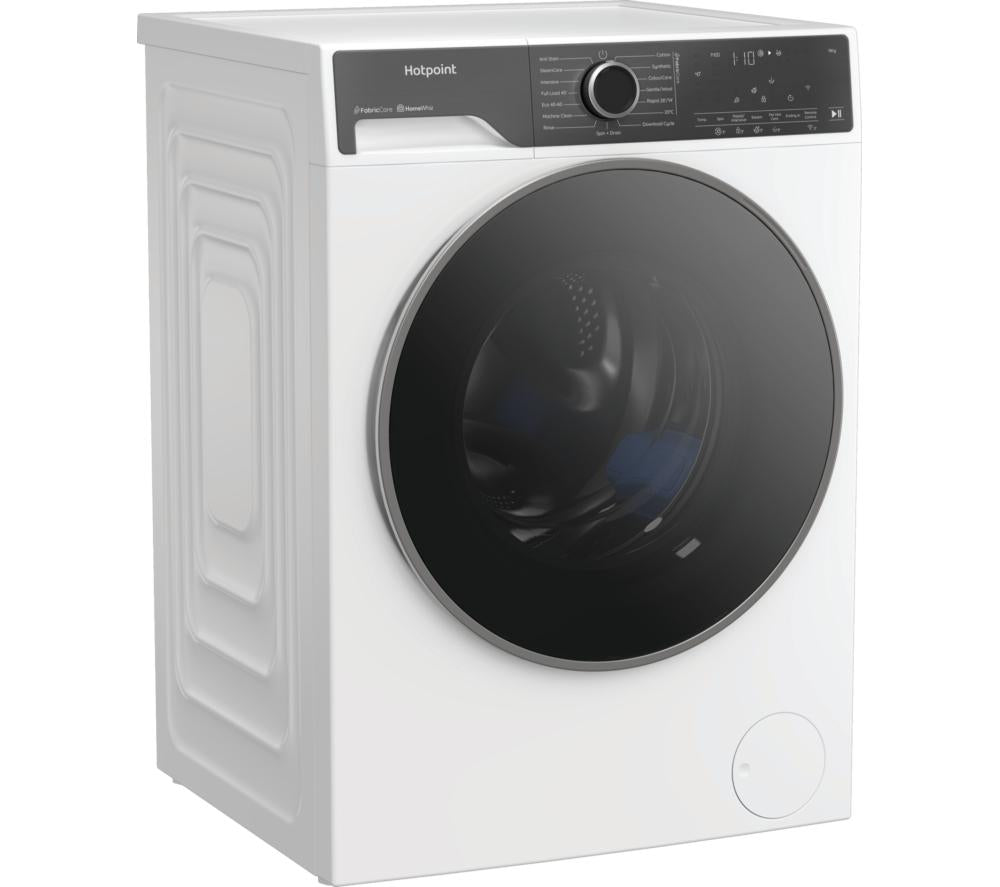 Lavadora Hotpoint Fabric Care Pro HPC 96 CARE UK con WiFi, carga de 9 kg y centrifugado de 1400 rpm - Blanca