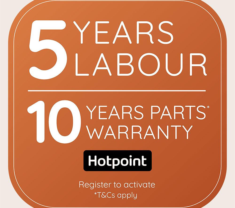 Lavadora Hotpoint Fabric Care Pro HPC 96 CARE UK con WiFi, carga de 9 kg y centrifugado de 1400 rpm - Blanca