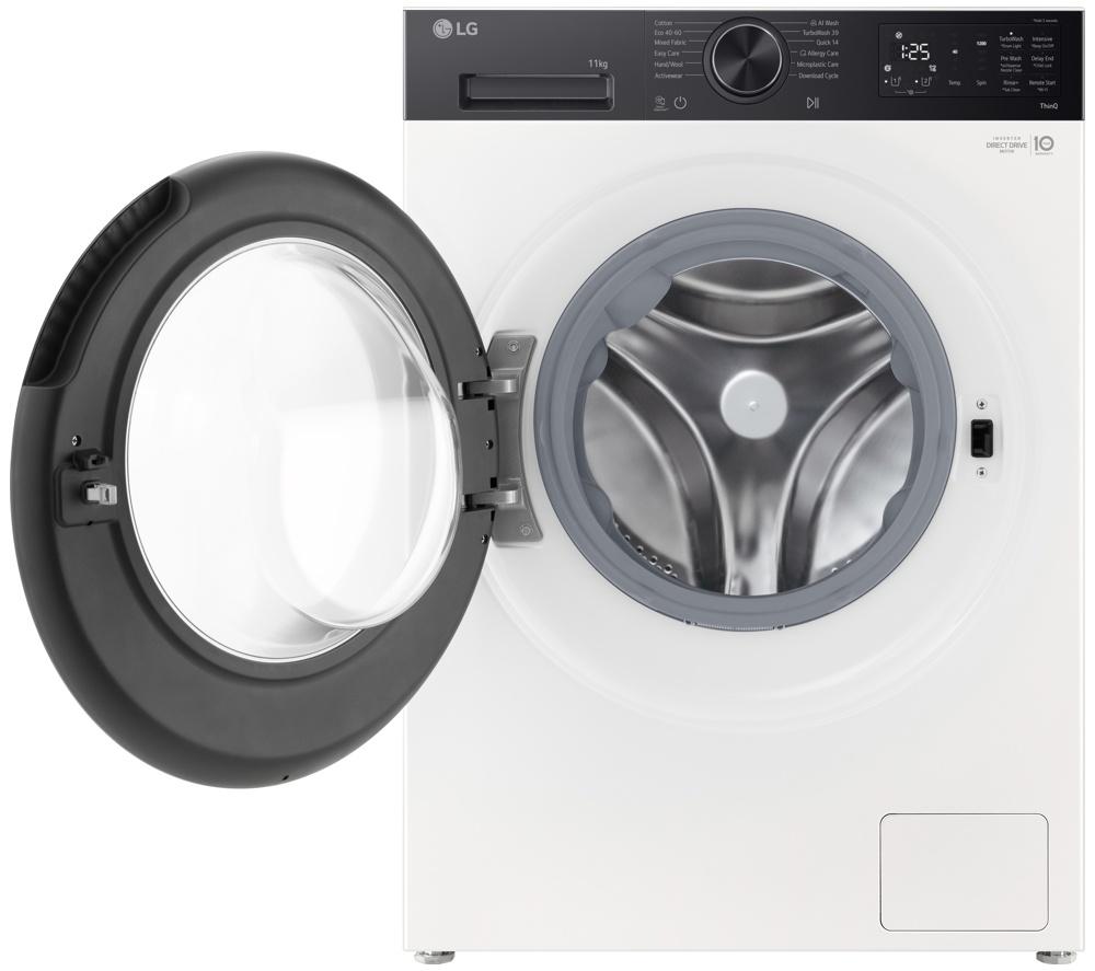 LG Series 5 ezDispense F4X5511THB WiFi-enabled 11 kg 1400 Spin Washing Machine - White