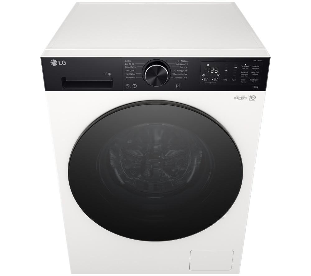 LG Series 5 ezDispense F4X5511THB WiFi-enabled 11 kg 1400 Spin Washing Machine - White