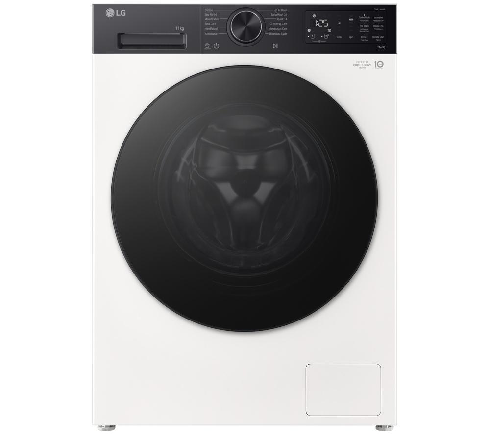 LG Series 5 ezDispense F4X5511THB WiFi-enabled 11 kg 1400 Spin Washing Machine - White