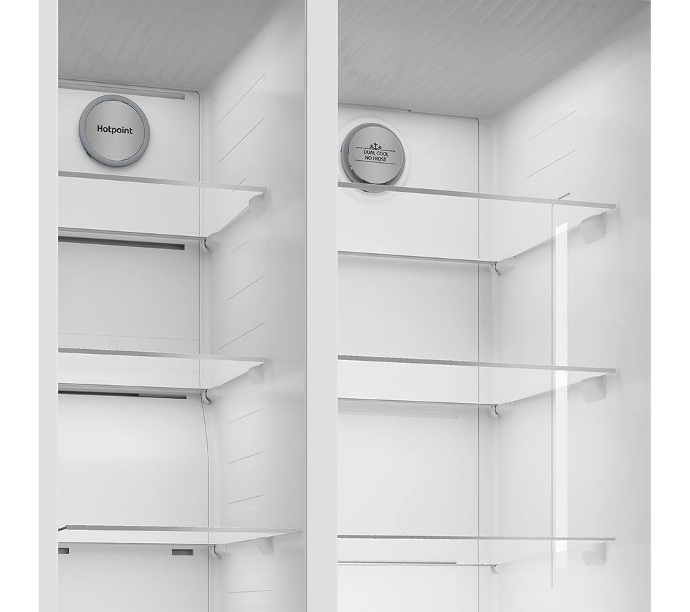 Frigorífico americano de doble tecnología No Frost HOTPOINT HPG2 6583W XP4UK - Plata