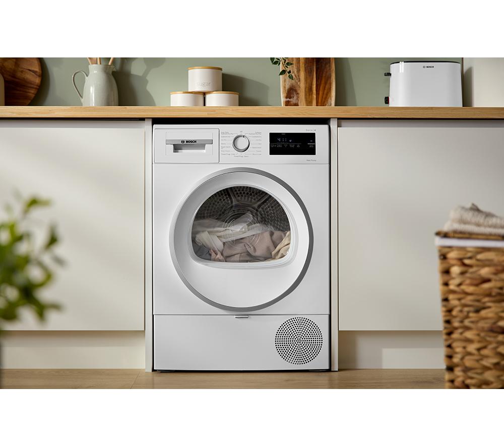 BOSCH Serie 4 WTH85226GB 8 kg Wärmepumpentrockner – Weiß