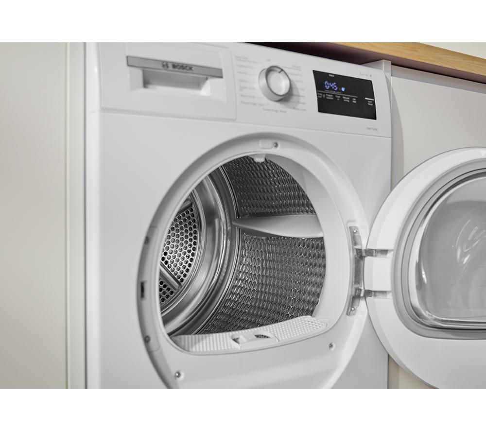 BOSCH Series 4 WTH85226GB 8 kg Heat Pump Tumble Dryer - White