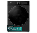 HISENSE KitchenFit 5i Series WF5I1045BBQ WiFi-enabled 10.5 kg 1400 Spin Washing Machine - Black