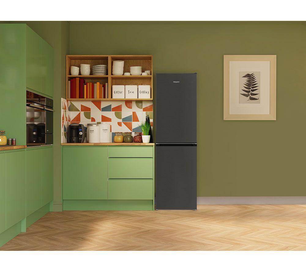 Frigorífico Combi No Frost HOTPOINT HPKH 1261 XBR4UK 50/50 - Gris Oscuro