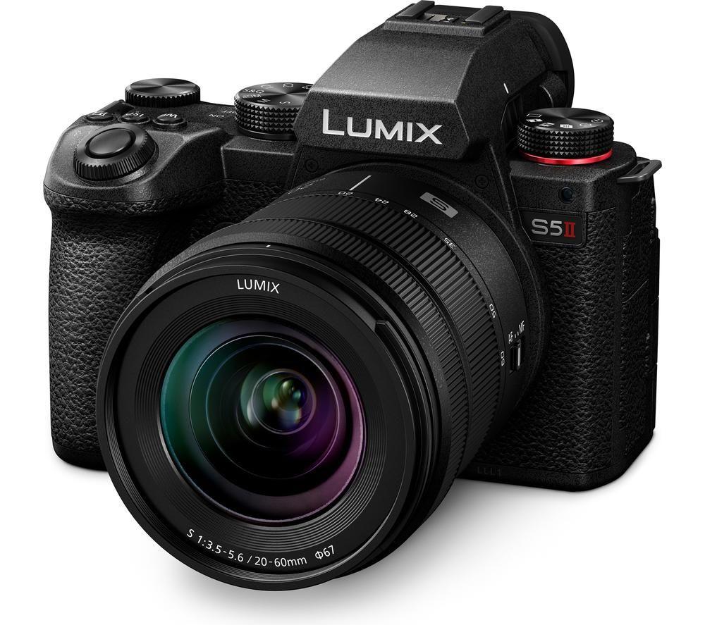 PANASONIC LUMIX DC-S5M2 Mirrorless Camera with S5 II 20-60 mm f/3.5-5.6 Lens & 50 mm f/1.8 Lens