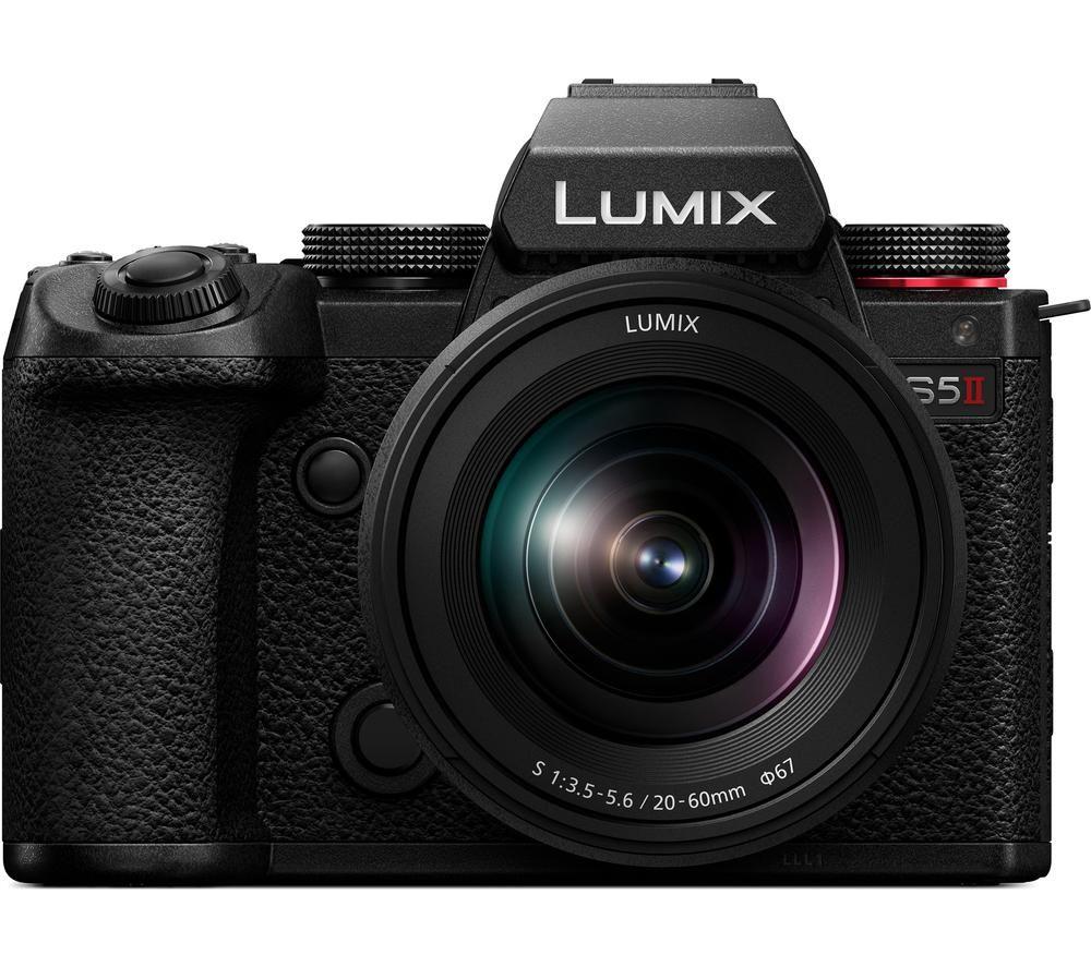 PANASONIC LUMIX DC-S5M2 Mirrorless Camera with S5 II 20-60 mm f/3.5-5.6 Lens & 50 mm f/1.8 Lens