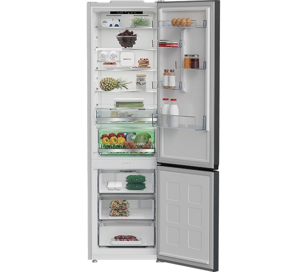 Frigorífico Combi BEKO Pro HarvestFresh AeroFlow CNA7603VPZ 70/30 - Acero Negro