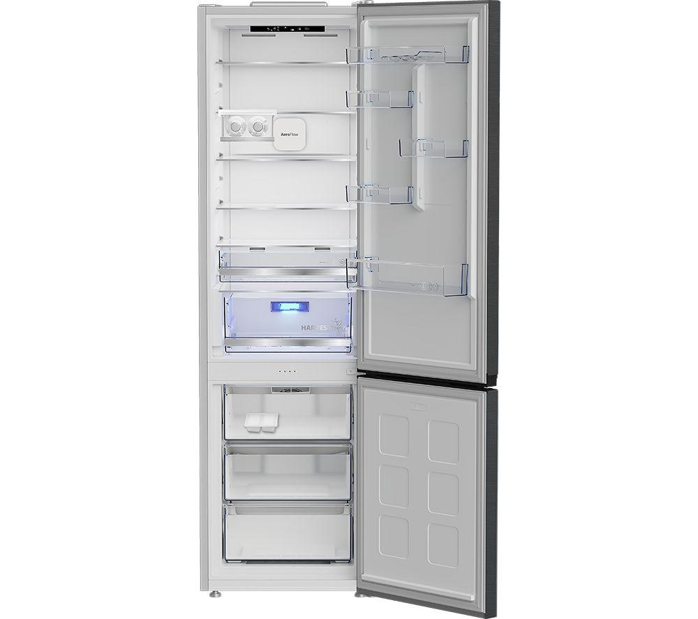 Frigorífico Combi BEKO Pro HarvestFresh AeroFlow CNA7603VPZ 70/30 - Acero Negro