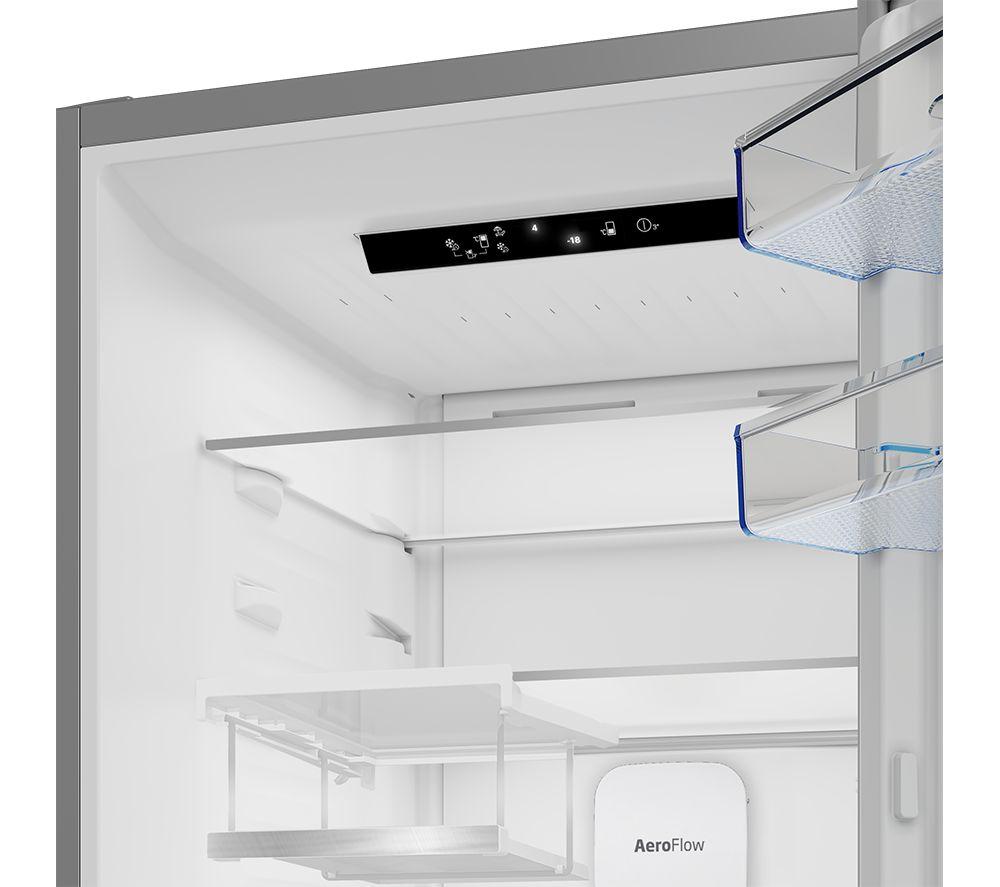 Frigorífico Combi BEKO Pro HarvestFresh AeroFlow CNA7603VPZ 70/30 - Acero Negro