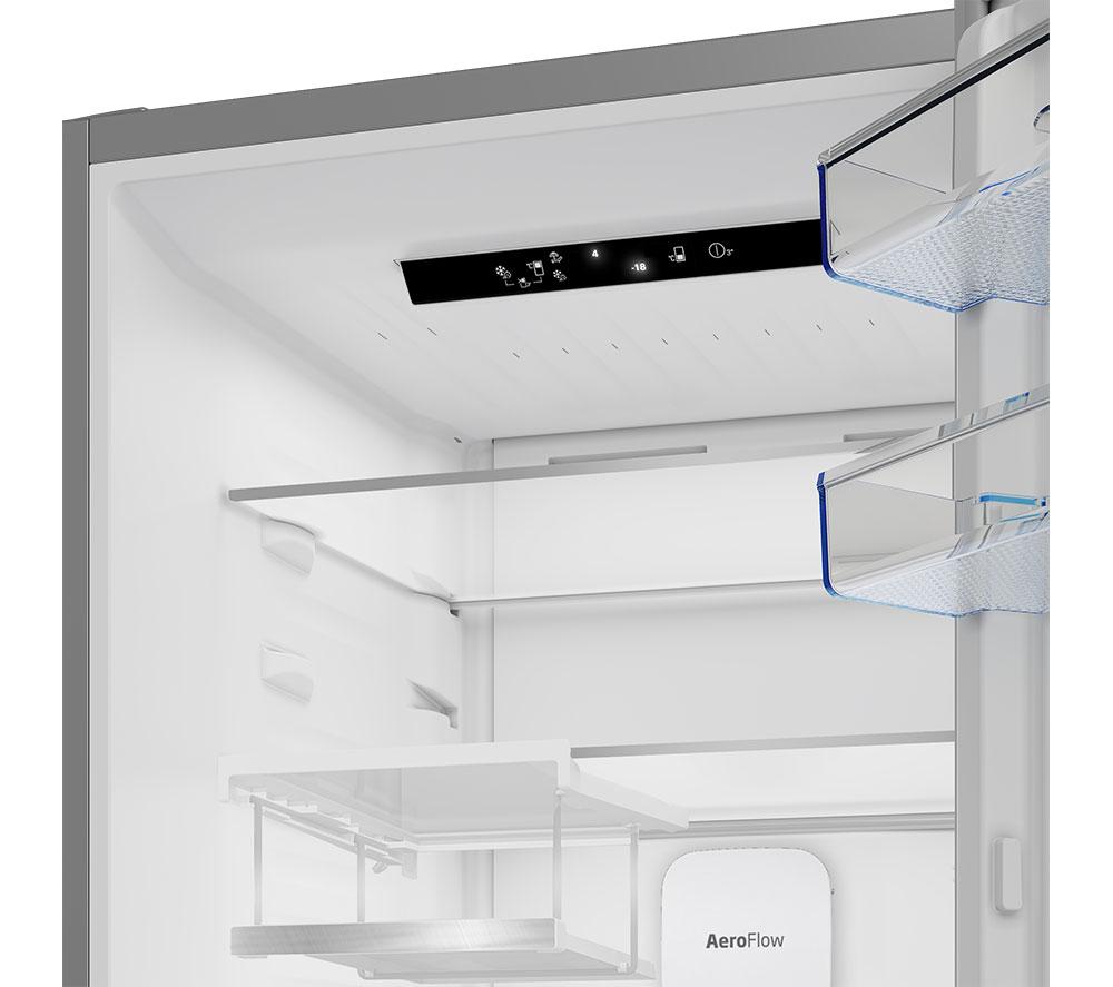 Frigorífico Combi BEKO Pro HarvestFresh AeroFlow CNA7603VPZ 70/30 - Acero Negro