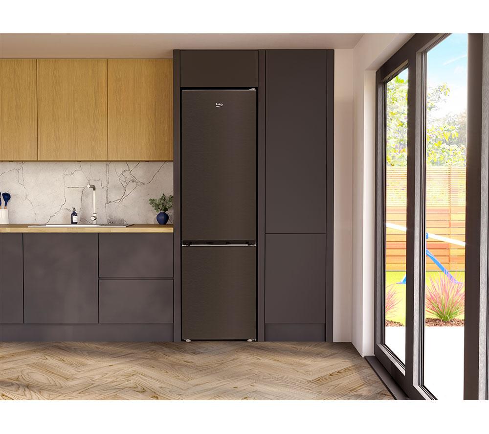 Frigorífico Combi BEKO Pro HarvestFresh AeroFlow CNA7603VPZ 70/30 - Acero Negro