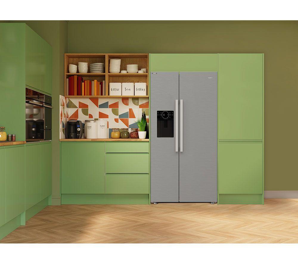 Frigorífico americano No Frost doble HOTPOINT HPG2 6573W XP4UK - Plateado