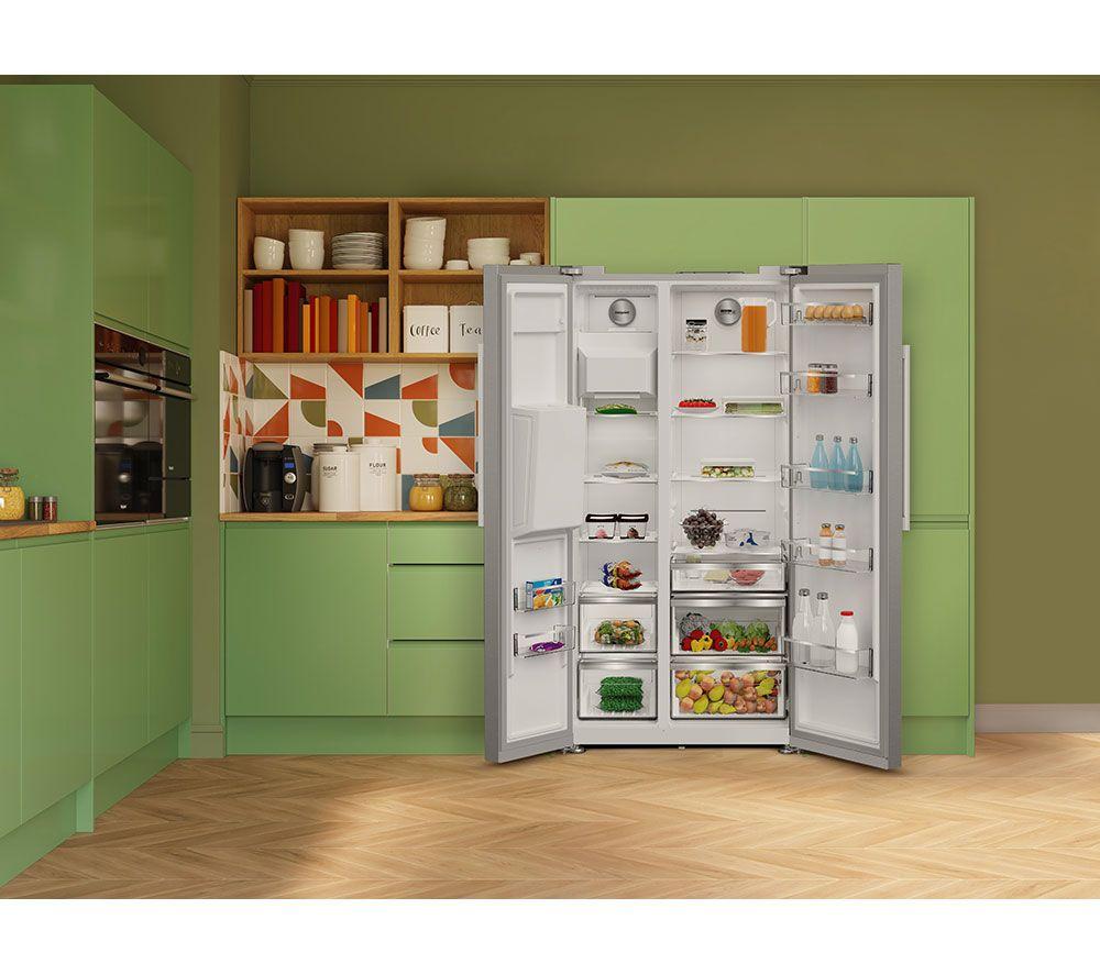 Frigorífico americano No Frost doble HOTPOINT HPG2 6573W XP4UK - Plateado