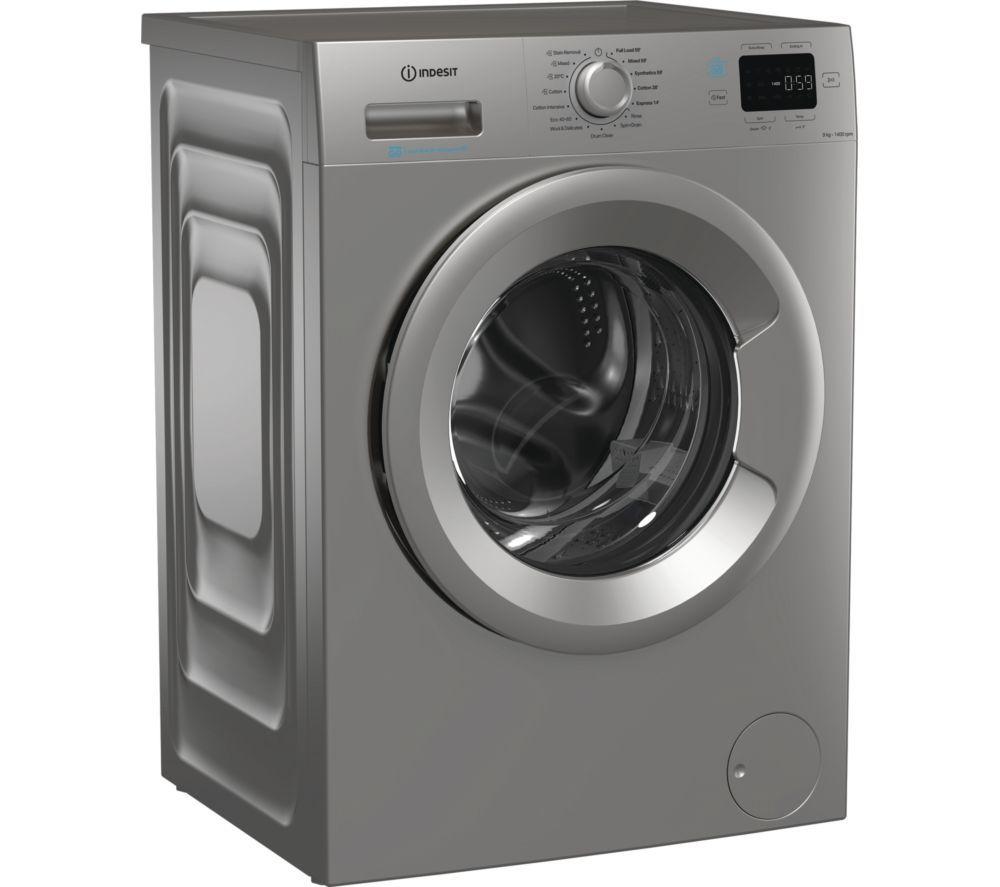 INDESIT Push&Go IP 946S PUSH&GO UK Lavadora de 9 kg y 1400 rpm - Plata