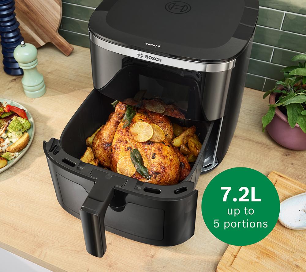 BOSCH Series 6 MAF671B1GB 9-in-1 Air Fryer & Grill - Black