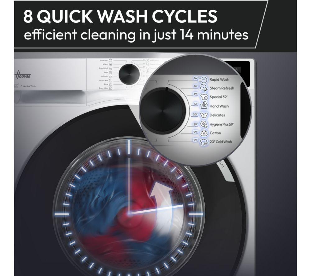 HOOVER Pro Wash Series 5 HBP 49SBL8G-80 WiFi-enabled 9 kg 1400 Spin Washing Machine - Graphite
