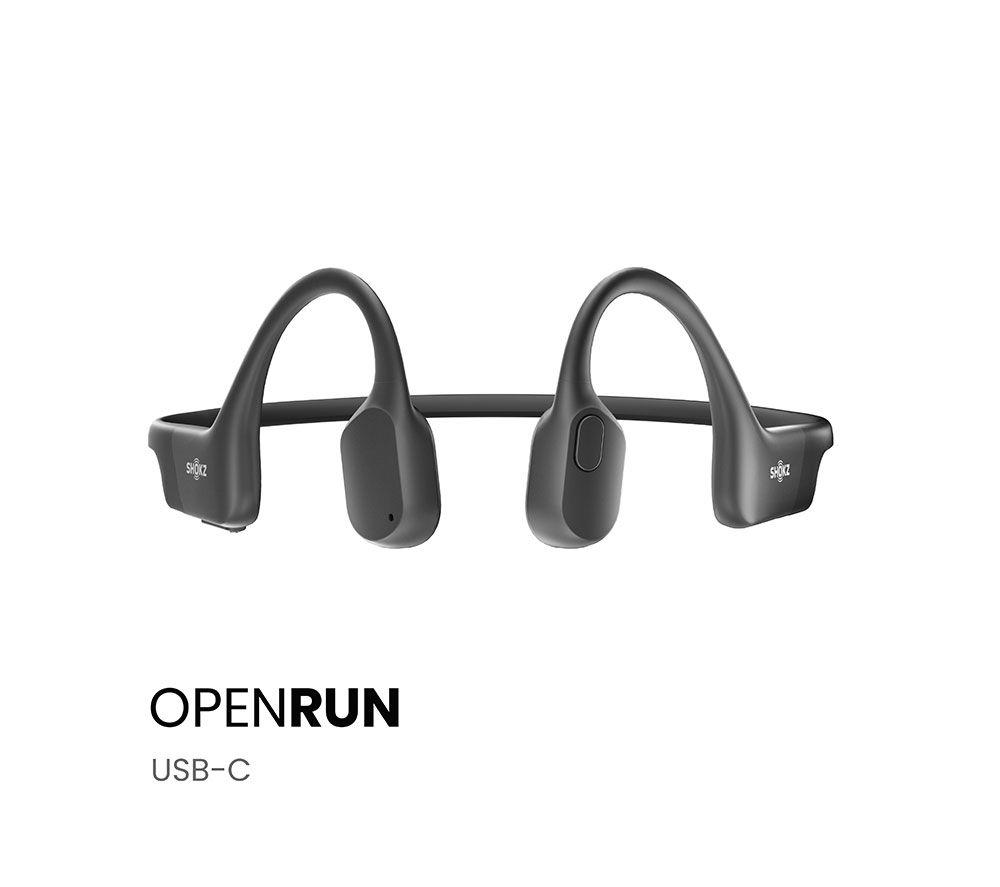 SHOKZ OpenRun USB-C Wireless Bluetooth Sports Headphones - Black