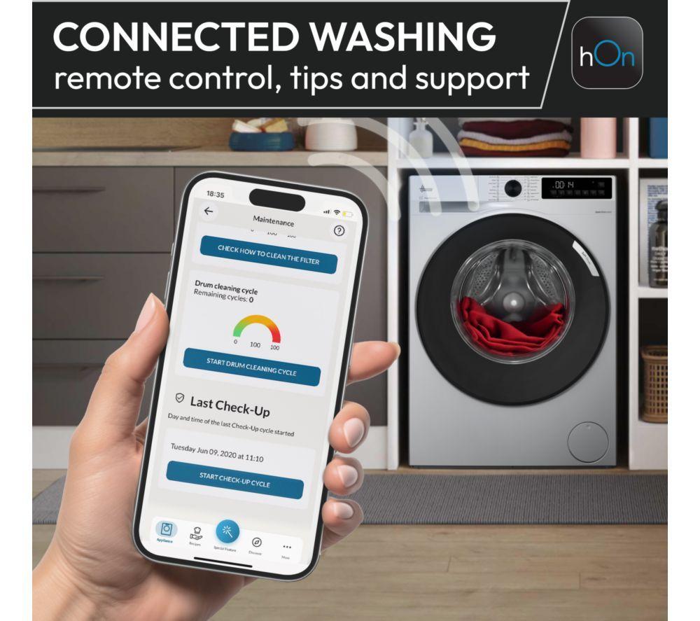 HOOVER Pro Wash Series 5 HBP 49SBL8-80 WiFi-enabled 9 kg 1400 Spin Washing Machine - White