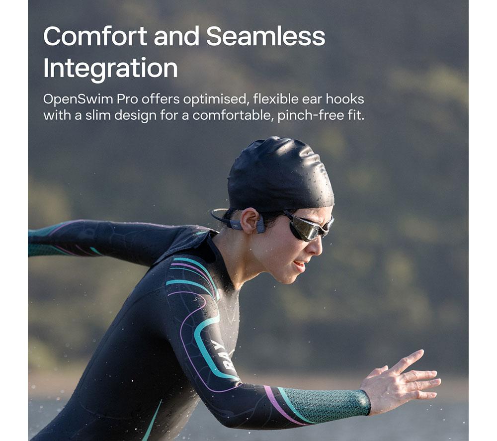 Auriculares inalámbricos Bluetooth SHOKZ OpenSwim Pro - Gris