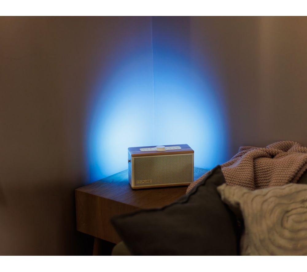 Altavoz portátil Bluetooth PURE Classic Aura - Blanco algodón y roble