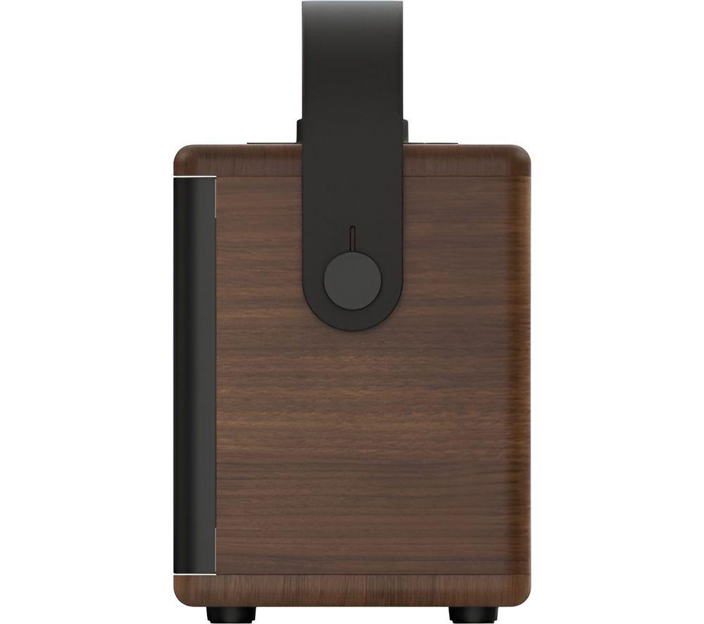 Altavoz Bluetooth portátil PURE Classic Aura - Marrón café y nogal