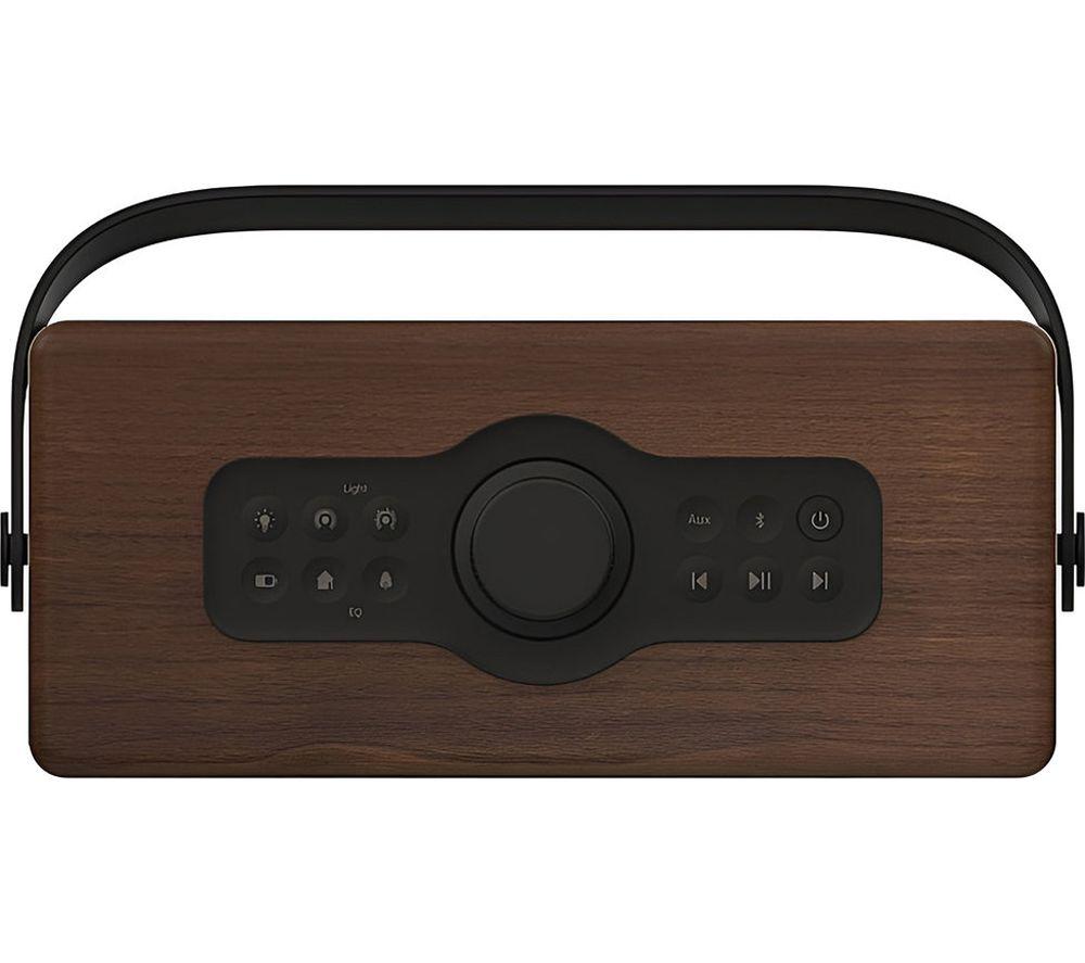 Altavoz Bluetooth portátil PURE Classic Aura - Marrón café y nogal