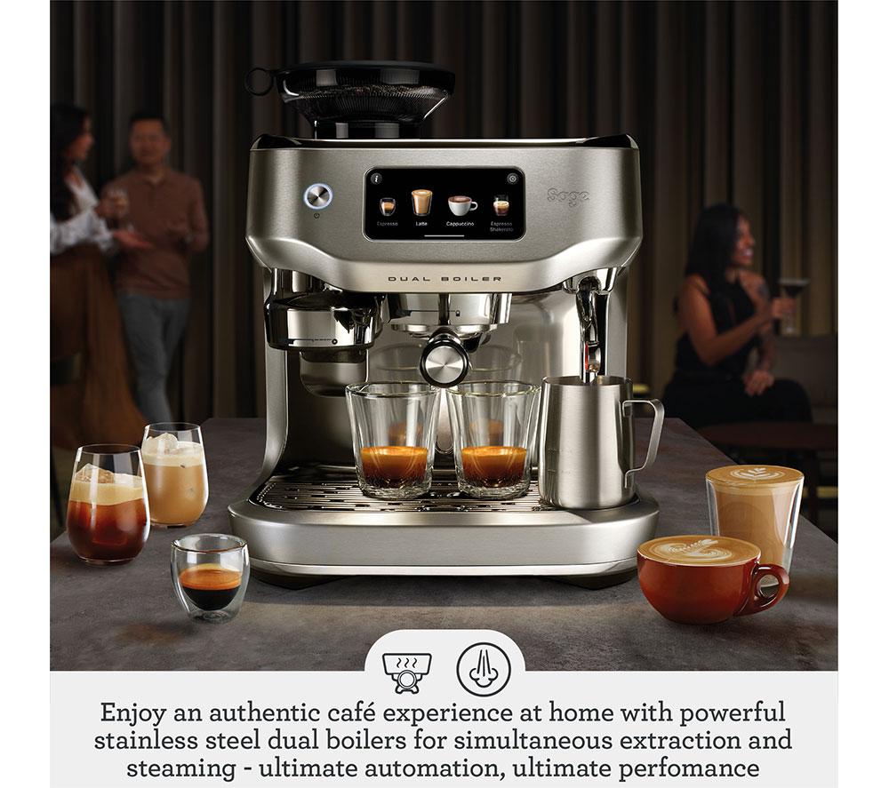 SAGE SES995 Oracle Dual Boiler Smart-Siebträgermaschine - Edelstahl