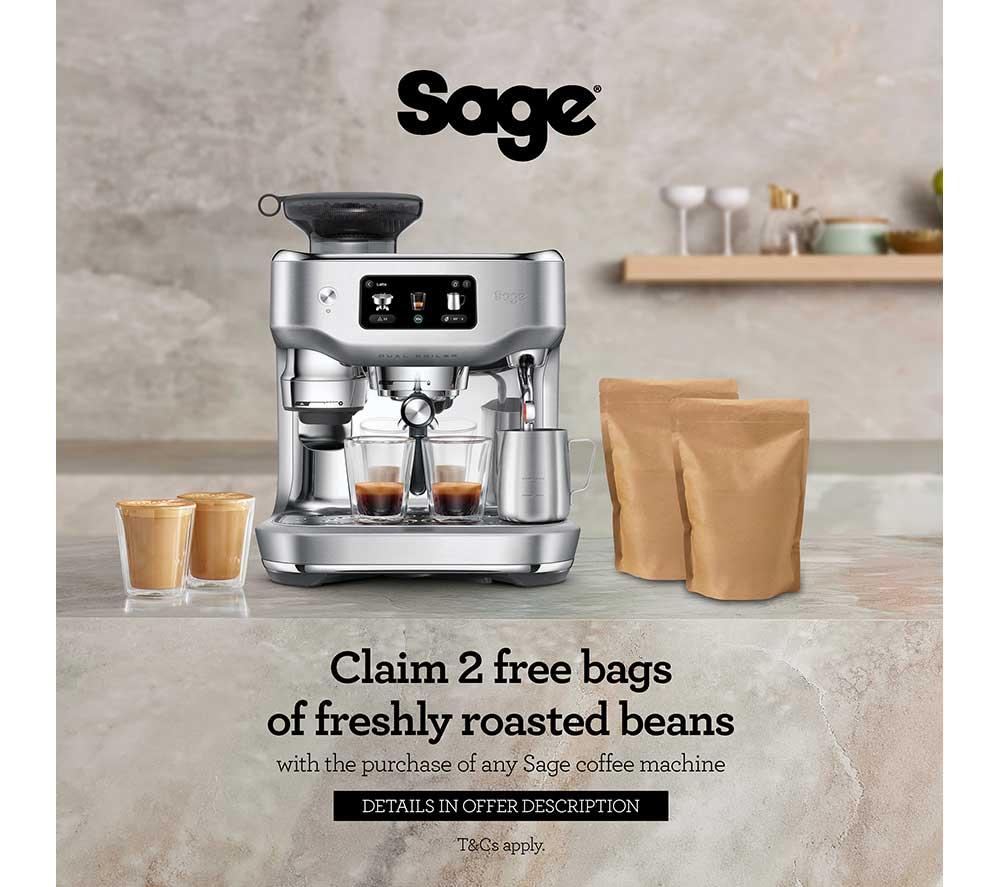 SAGE SES995 Oracle Dual Boiler Smart-Siebträgermaschine - Edelstahl