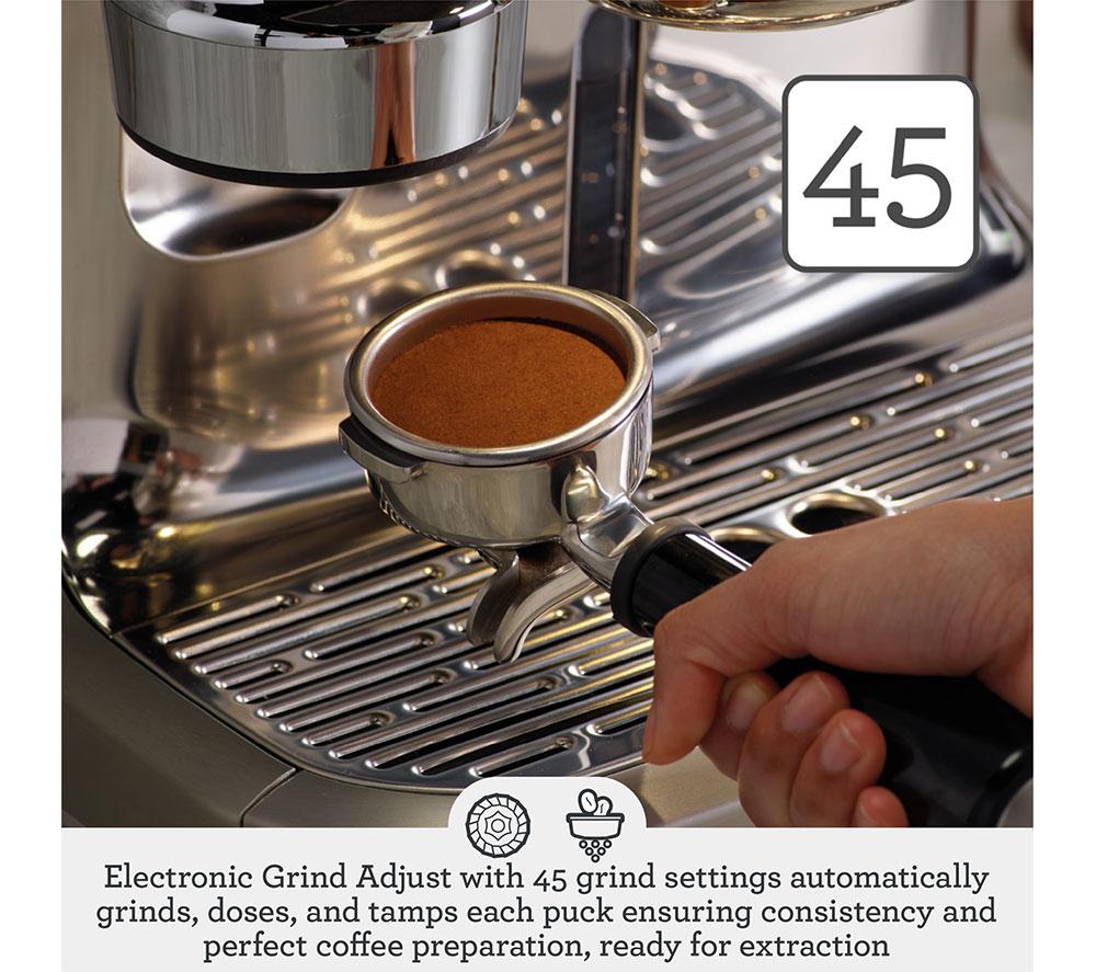 SAGE SES995 Oracle Dual Boiler Smart-Siebträgermaschine - Edelstahl