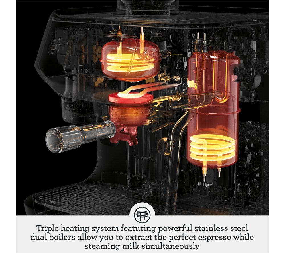 SAGE SES995 Oracle Dual Boiler Smart-Siebträgermaschine - Edelstahl