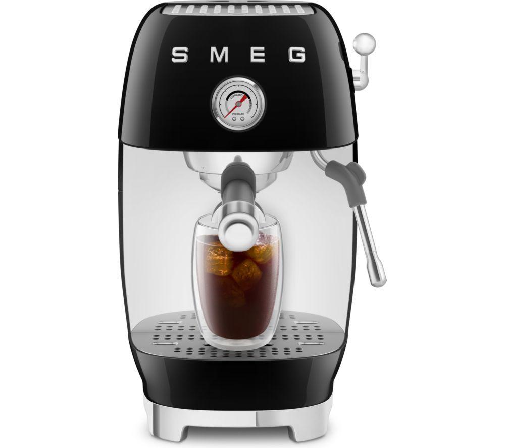 Cafetera de expreso con infusión fría SMEG ECF03 – Negra