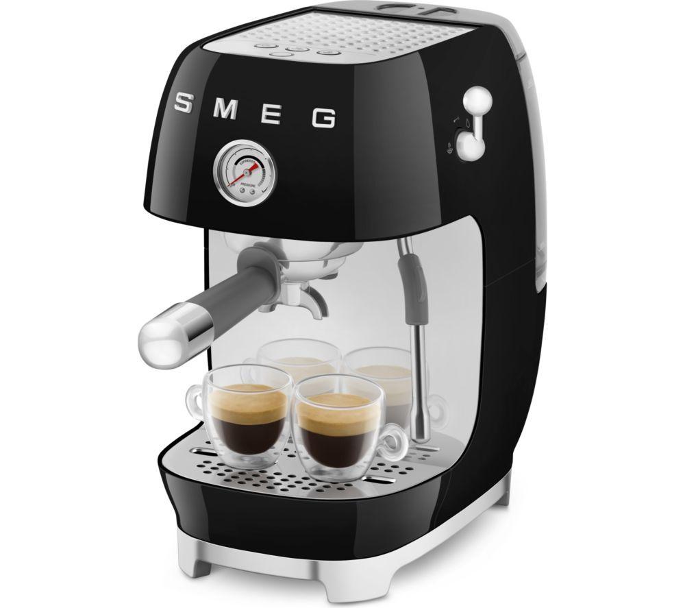 Cafetera de expreso con infusión fría SMEG ECF03 – Negra