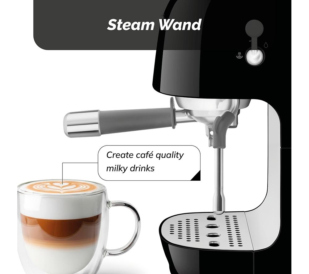 SMEG Espresso- und Cold-Brew-Kaffeemaschine ECF03 – Schwarz
