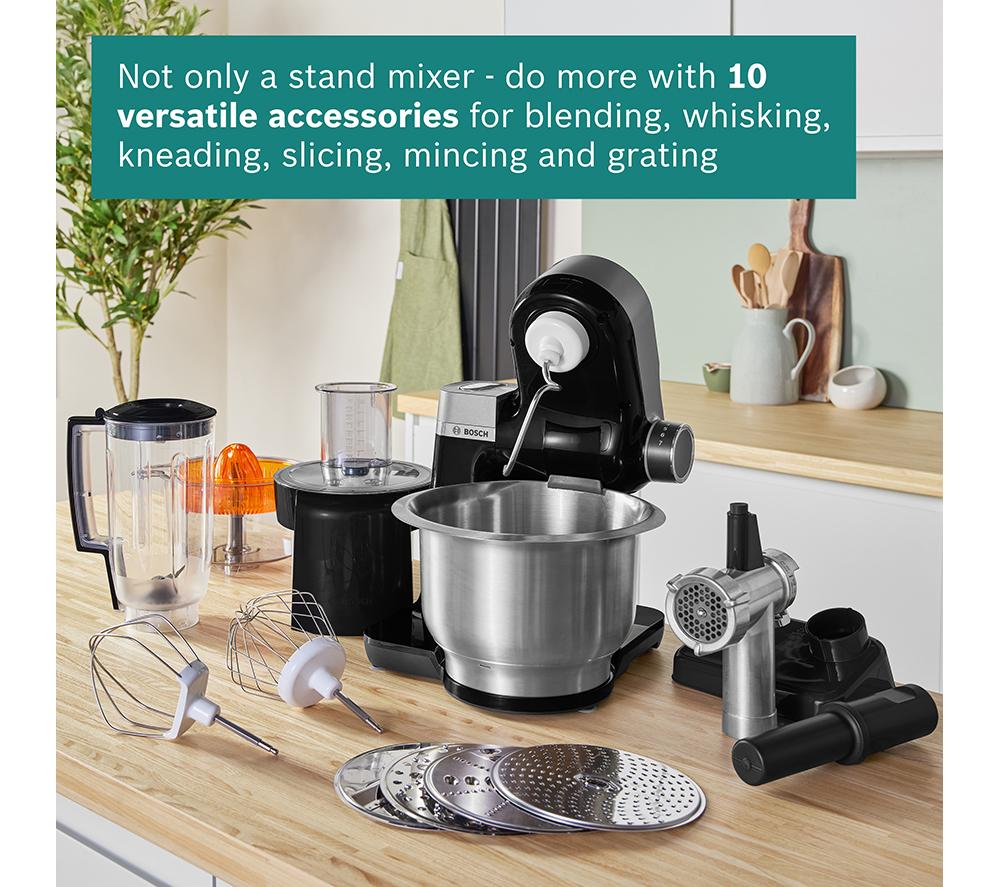 BOSCH 7-in-1 MUMS2VM40 Kitchen Machine Stand Mixer - Black