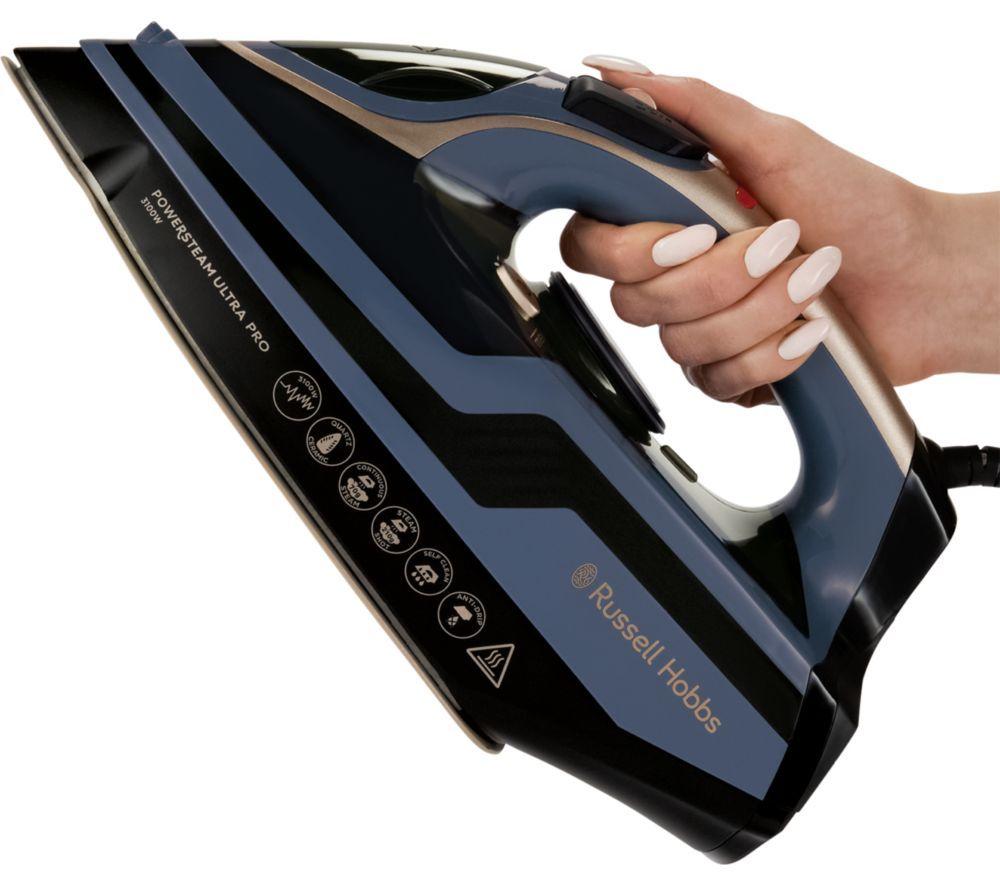 RUSSELL HOBBS Powersteam Ultra Pro Steam Iron - Midnight Blue